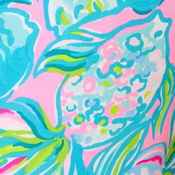 🆕 LILLY PULITZER LG Wynne Maxi Dress“Pelican Pink Off The Scales” MSRP $178 NWT - Picture 9 of 9